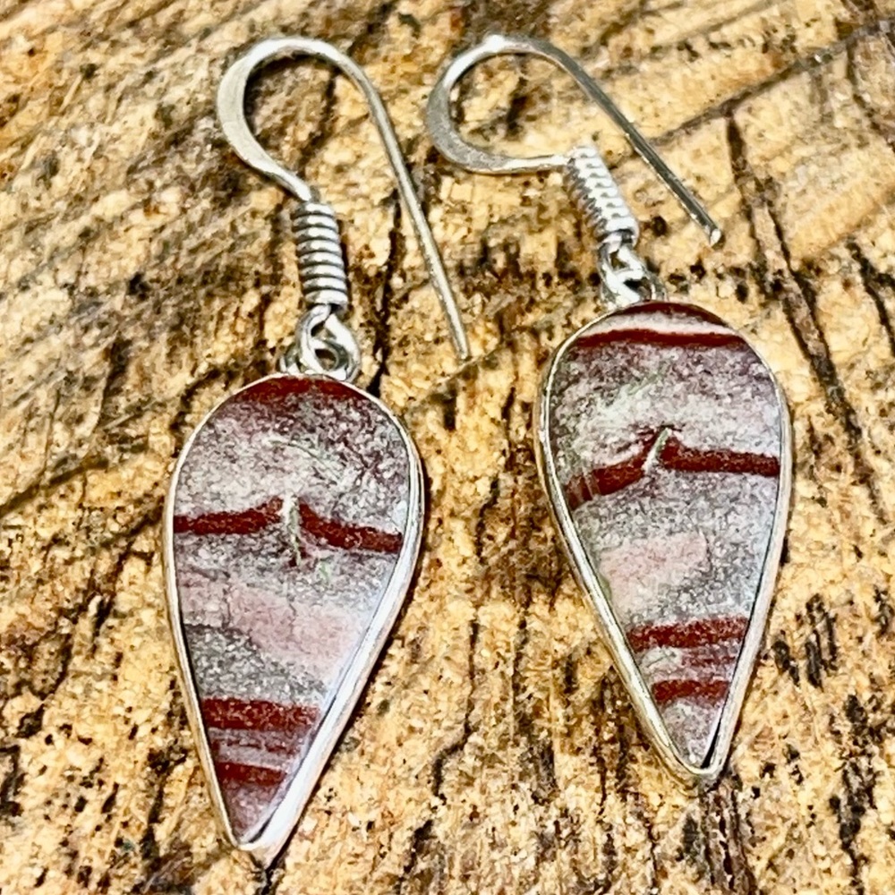 Wave Dolomite Earrings 1 1/2”